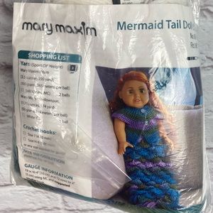 American Doll Mermaid Tail Crochet Set